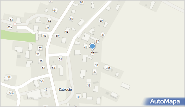 Bobrowa, Bobrowa, 35, mapa Bobrowa