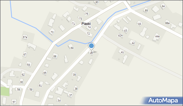 Bobrowa, Bobrowa, 40, mapa Bobrowa