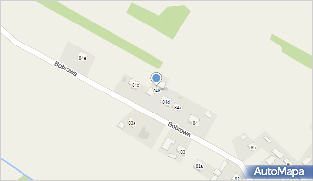 Bobrowa, Bobrowa, 84b, mapa Bobrowa