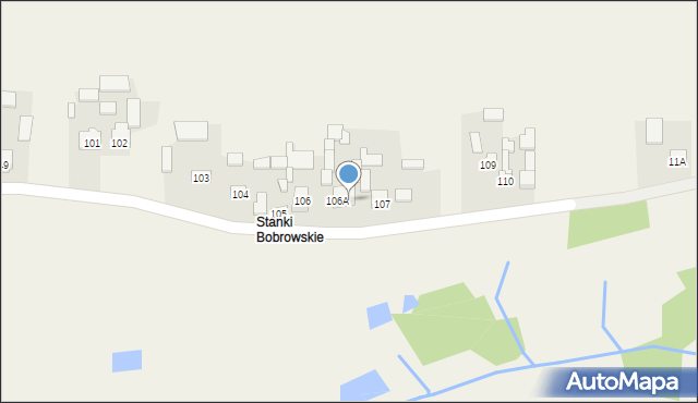 Bobrowa, Bobrowa, 106B, mapa Bobrowa