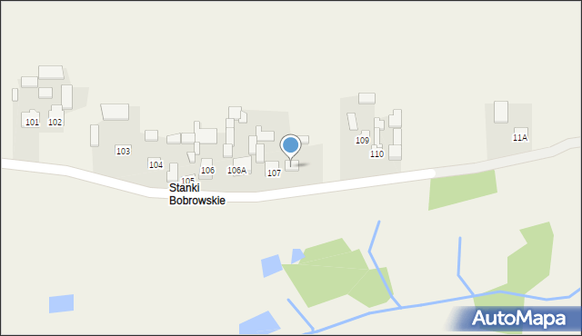 Bobrowa, Bobrowa, 108, mapa Bobrowa