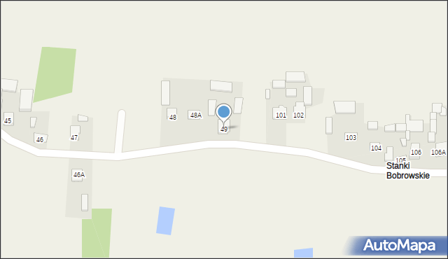 Bobrowa, Bobrowa, 49, mapa Bobrowa