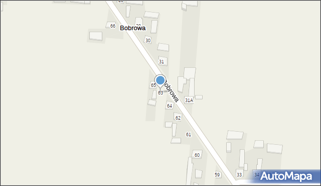 Bobrowa, Bobrowa, 63, mapa Bobrowa