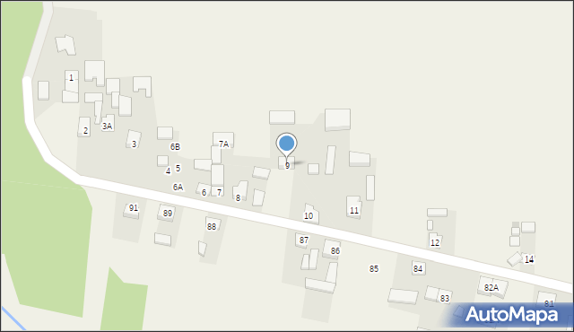 Bobrowa, Bobrowa, 9, mapa Bobrowa