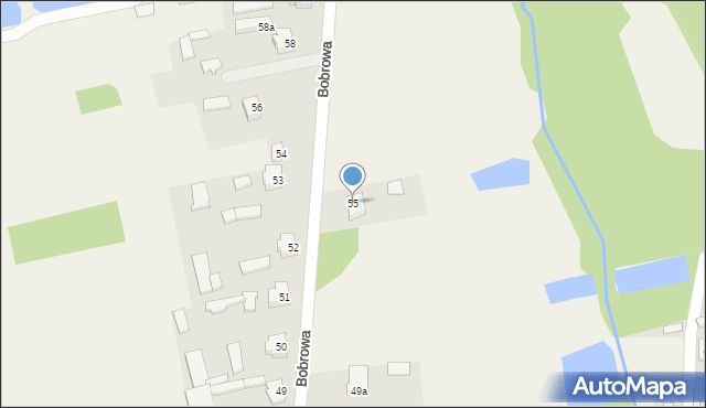 Bobrowa, Bobrowa, 55, mapa Bobrowa