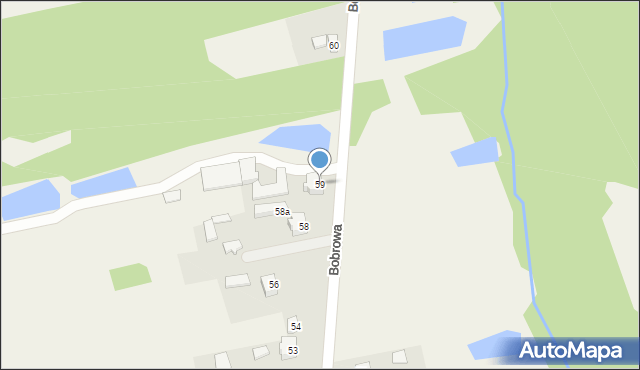 Bobrowa, Bobrowa, 59, mapa Bobrowa