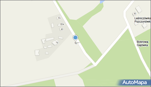 Bobrowa, Bobrowa, 78, mapa Bobrowa
