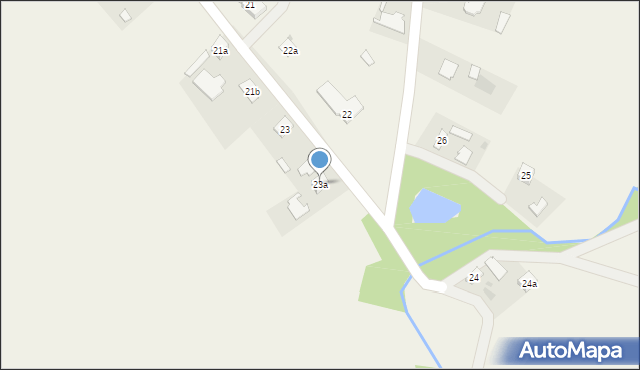 Bobrowa Wola, Bobrowa Wola, 23a, mapa Bobrowa Wola