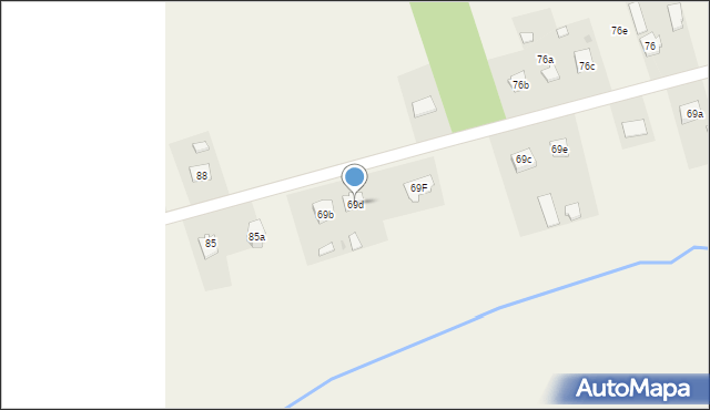 Bobrowa Wola, Bobrowa Wola, 69d, mapa Bobrowa Wola