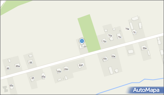 Bobrowa Wola, Bobrowa Wola, 76d, mapa Bobrowa Wola