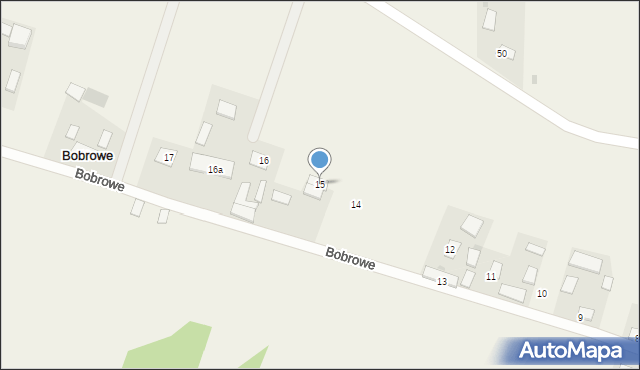 Bobrowe, Bobrowe, 15, mapa Bobrowe
