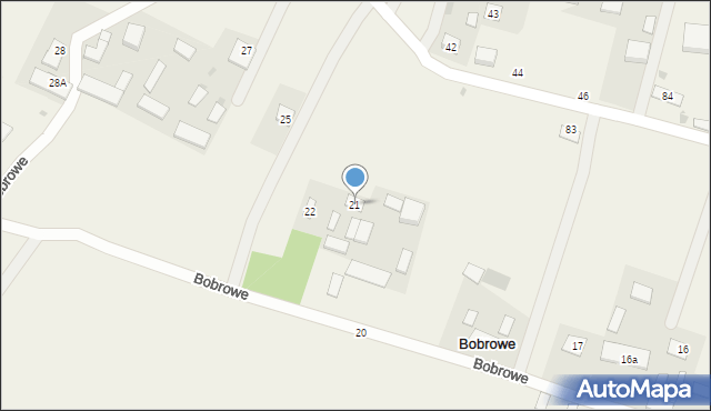 Bobrowe, Bobrowe, 21, mapa Bobrowe