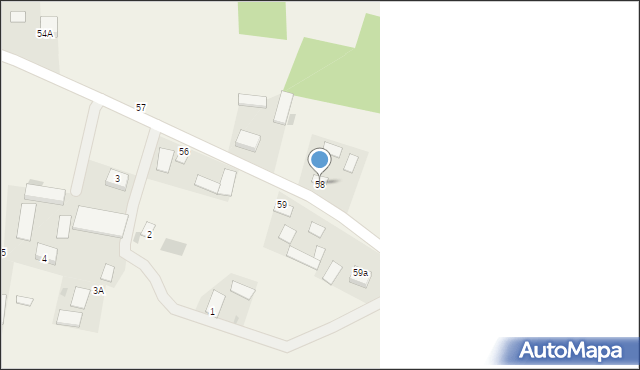 Bobrowe, Bobrowe, 58, mapa Bobrowe