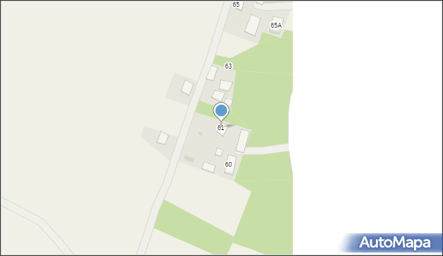 Bobrowe, Bobrowe, 61, mapa Bobrowe