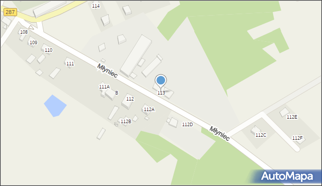 Bobrowice, Bobrowice, 113, mapa Bobrowice