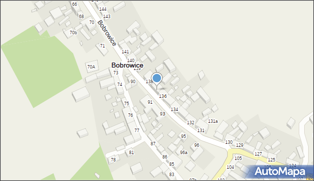 Bobrowice, Bobrowice, 137, mapa Bobrowice