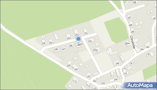 Bobrowice, Bobrowice, 199, mapa Bobrowice