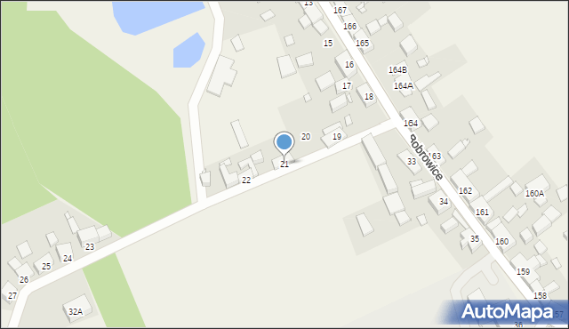 Bobrowice, Bobrowice, 21, mapa Bobrowice