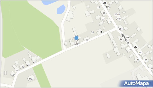 Bobrowice, Bobrowice, 22, mapa Bobrowice