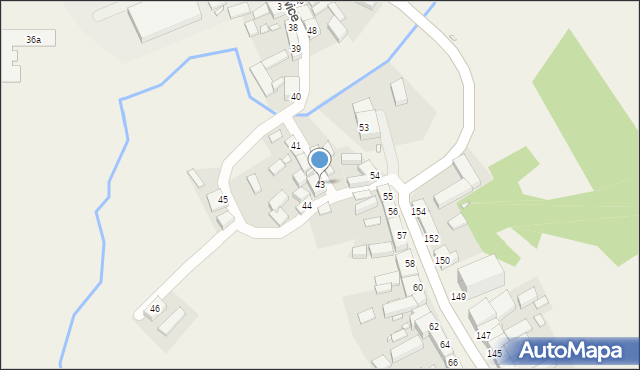 Bobrowice, Bobrowice, 43, mapa Bobrowice