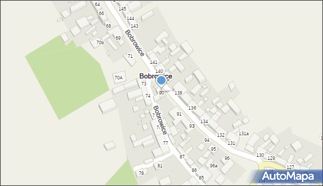 Bobrowice, Bobrowice, 90, mapa Bobrowice