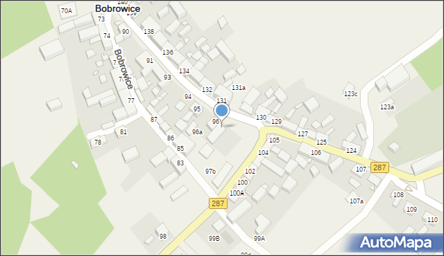 Bobrowice, Bobrowice, 97, mapa Bobrowice
