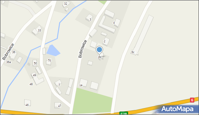 Bobrowice, Bobrowice, 1b, mapa Bobrowice