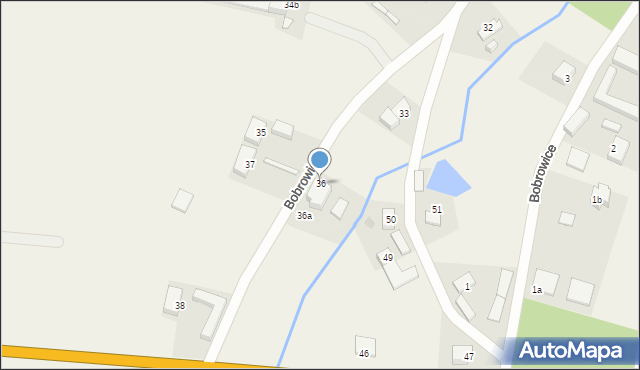 Bobrowice, Bobrowice, 36, mapa Bobrowice