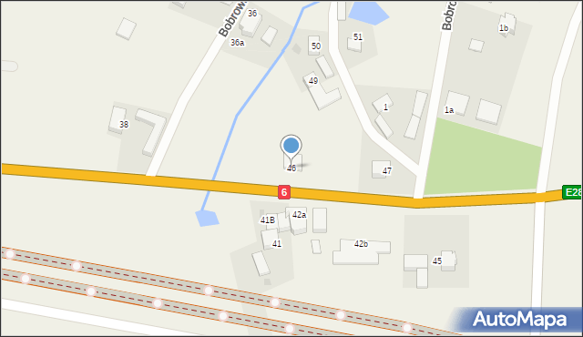 Bobrowice, Bobrowice, 46, mapa Bobrowice