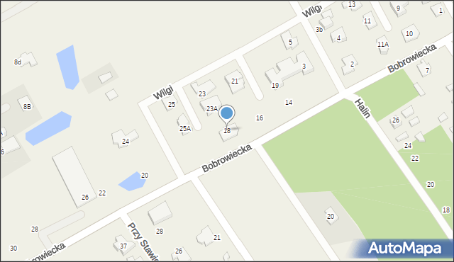 Bobrowiec, Bobrowiecka, 18, mapa Bobrowiec