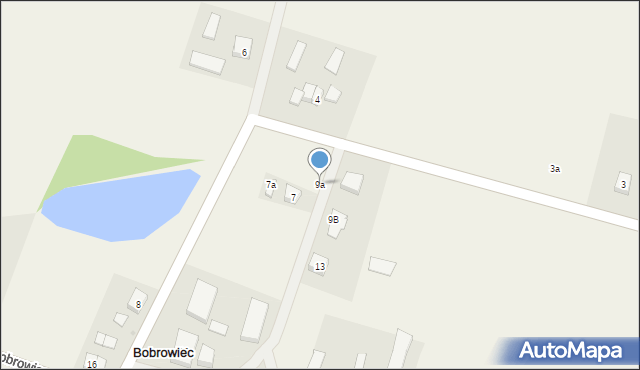 Bobrowiec, Bobrowiec, 9a, mapa Bobrowiec