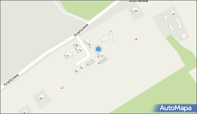 Bobrowiska, Bobrowiska, 7j, mapa Bobrowiska