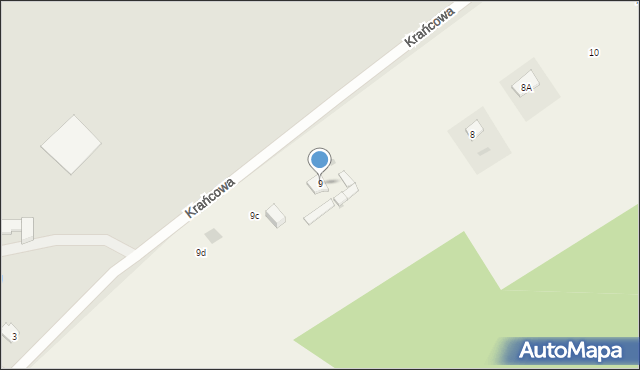 Bobrowiska, Bobrowiska, 9, mapa Bobrowiska