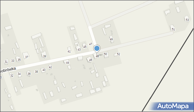 Bobrówka, Bobrówka, 48, mapa Bobrówka