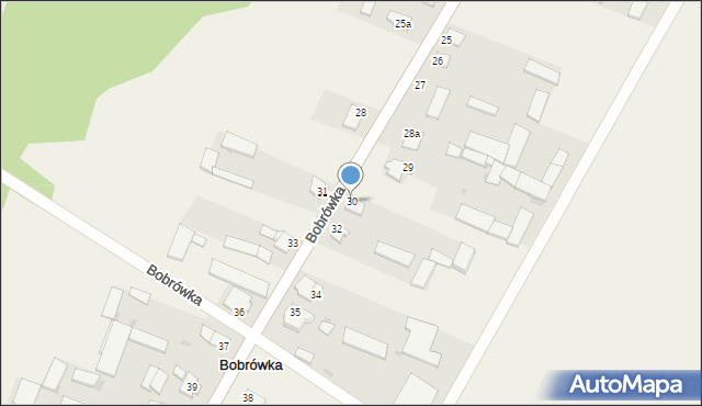 Bobrówka, Bobrówka, 30, mapa Bobrówka