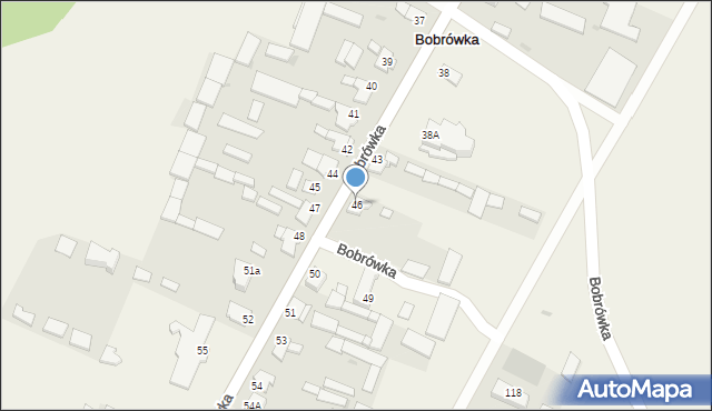 Bobrówka, Bobrówka, 46, mapa Bobrówka
