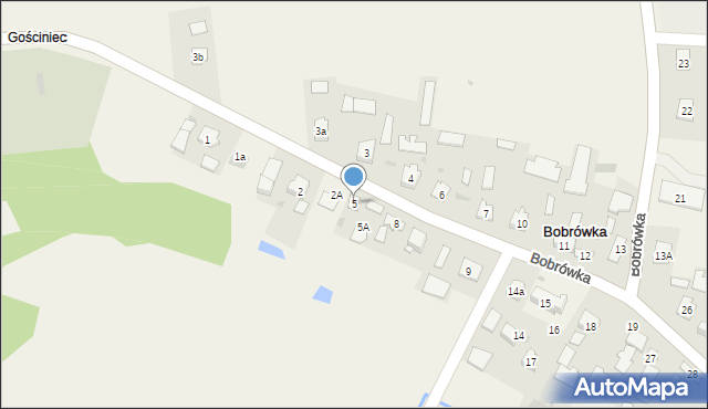 Bobrówka, Bobrówka, 5, mapa Bobrówka