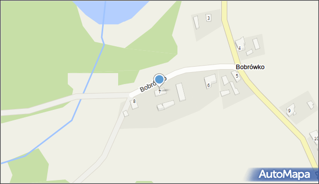 Bobrówko, Bobrówko, 7, mapa Bobrówko