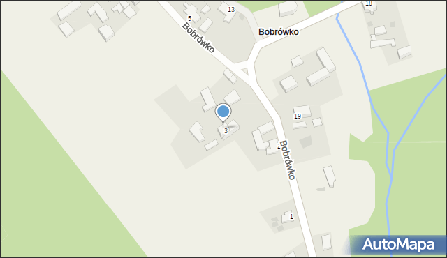 Bobrówko, Bobrówko, 4, mapa Bobrówko