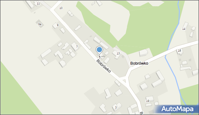 Bobrówko, Bobrówko, 5, mapa Bobrówko