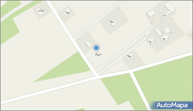 Bobrownickie Pole, Bobrownickie Pole, 77a, mapa Bobrownickie Pole