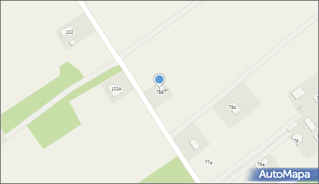 Bobrownickie Pole, Bobrownickie Pole, 79a, mapa Bobrownickie Pole