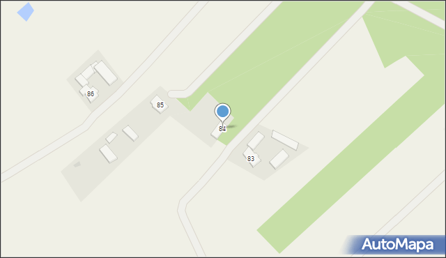 Bobrownickie Pole, Bobrownickie Pole, 84, mapa Bobrownickie Pole