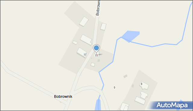Bobrownik, Bobrownik, 11, mapa Bobrownik