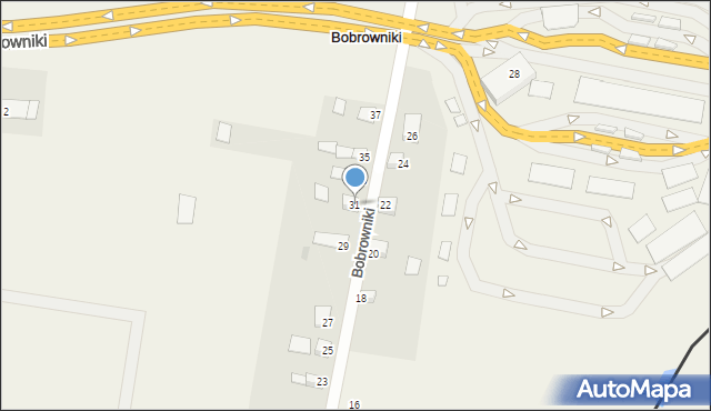 Bobrowniki, Bobrowniki, 31, mapa Bobrowniki