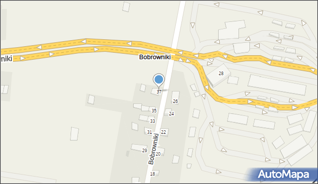 Bobrowniki, Bobrowniki, 37, mapa Bobrowniki