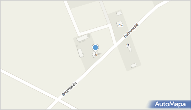 Bobrowniki, Bobrowniki, 30, mapa Bobrowniki