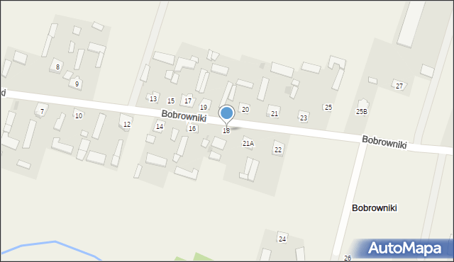 Bobrowniki, Bobrowniki, 18, mapa Bobrowniki