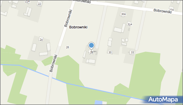 Bobrowniki, Bobrowniki, 28, mapa Bobrowniki
