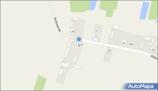 Bobrowniki, Bobrowniki, 46, mapa Bobrowniki